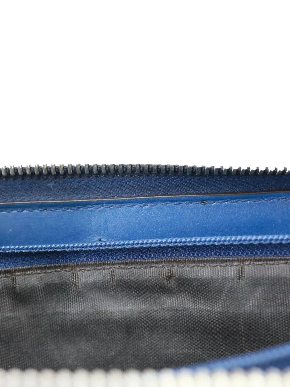 Gucci  Diamante Leather Long Wallet Navy Blue 307990